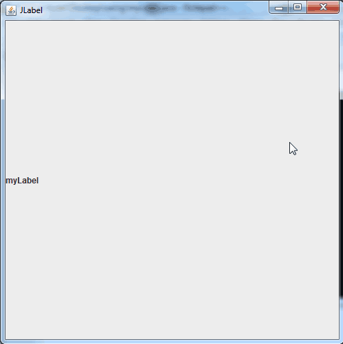 javax swing JLabel