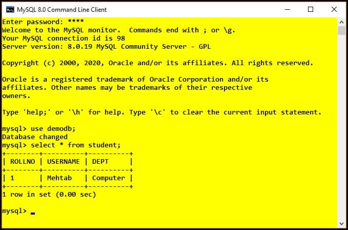 How to connect mysql database in java using eclipse