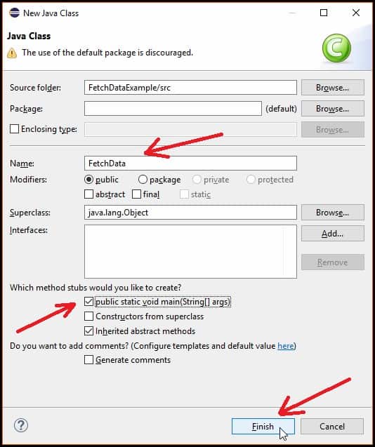 How to retrieve data from from database and display it in jtable using java swing