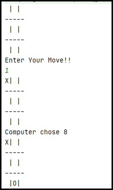 Tic Tac Toe Java Code Against Computer
