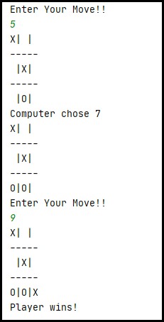 Tic Tac Toe Java Code Against Computer