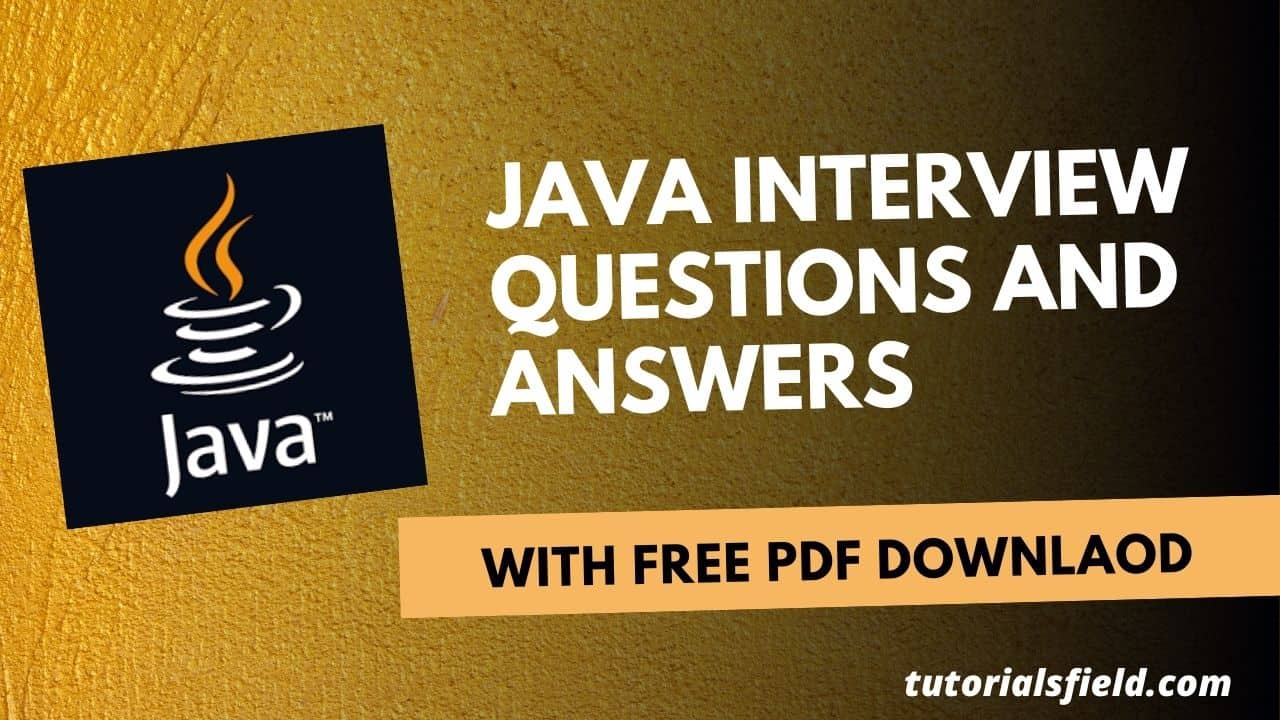 java interview questions and answers pdf