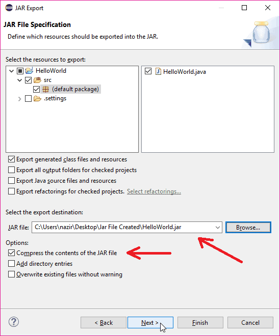 How To Create JAR File In Java Using Eclipse