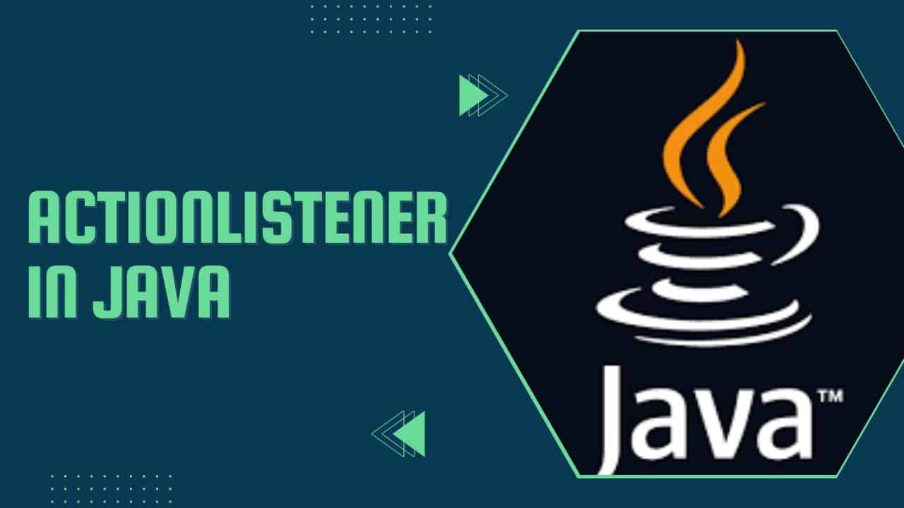 how to implement actionlistener in java