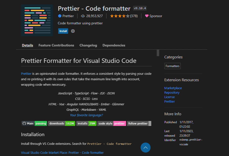 VSCode Extensions for Web Development