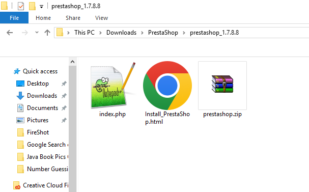 how to install PrestaShop on Localhost XAMPP