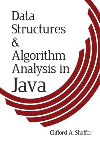 Data Structure and Algorithm Analysis in Java PDF Download